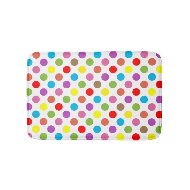 Tapis De Bain Motif pois Rainbow (Devant)