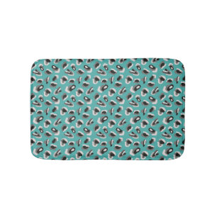 Tapis De Bain Motif Poster de animal vert