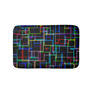 Tapis De Bain Motif rayé multicolore COOL