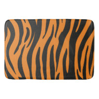 Motif rayures de zèbre orange et noir