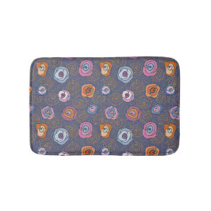 Tapis De Bain Motif rose de champ de résumé