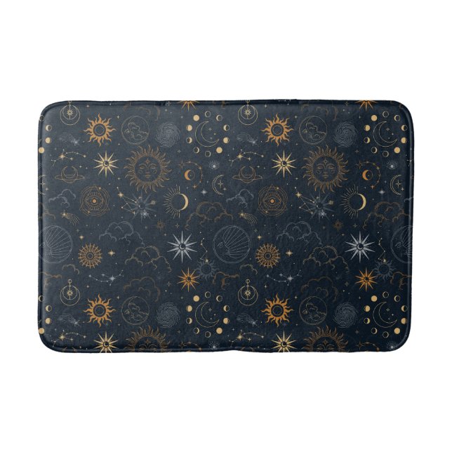Tapis De Bain Motif Stars & Planètes (Devant)