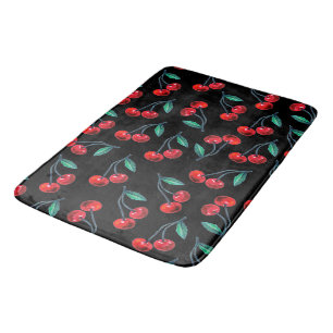 Tapis De Bain Motif Sweet Red Cherry