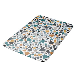 Tapis De Bain Motif Terrazzo