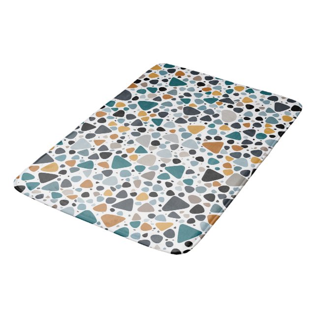 Tapis De Bain Motif Terrazzo (Angle)