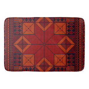 Tapis De Bain Motif traditionnel Palestine broderie tatreez