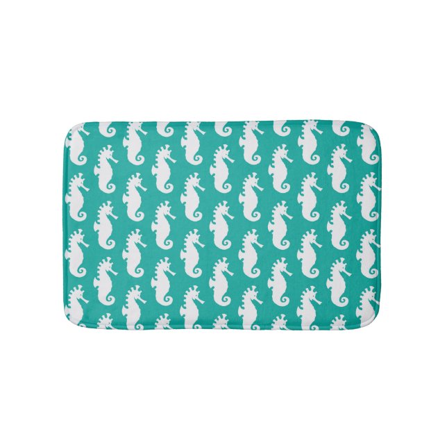 Tapis De Bain Motif Turquoise 1 (Devant)