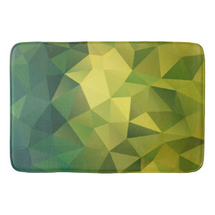Tapis De Bain Motif vert jaune