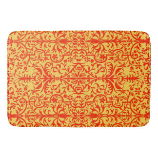 Tapis De Bain Motif victorien orange