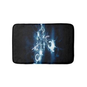 Tapis De Bain Motocross customisé