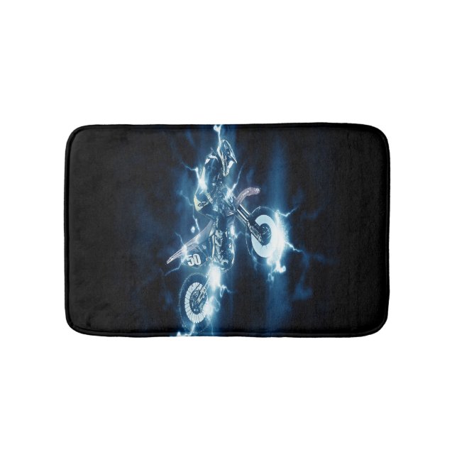 Tapis De Bain Motocross customisé (Devant)