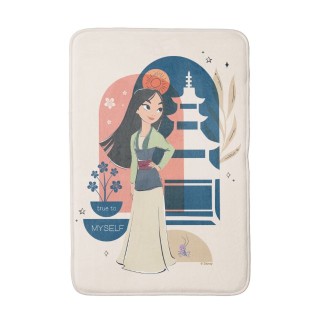 Tapis De Bain Mulan est fidèle à moi (Devant (Vertical))