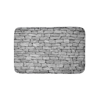 Tapis De Bain Mur en pierre grise, arrière - plan abstrait.