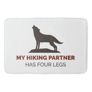 Tapis De Bain My Hiking Partner Has Four Legs