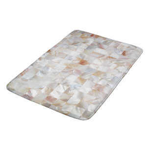 Tapis de bain nacré