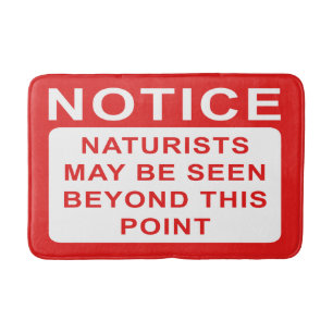 Tapis De Bain Naturiste