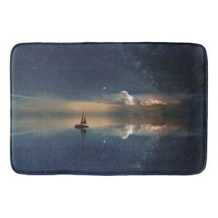 Tapis De Bain Naviguer loin vers les nuages