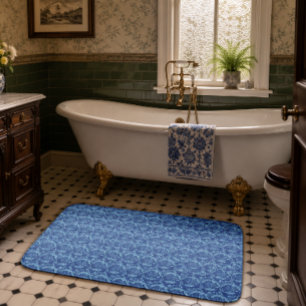 Tapis De Bain Navires à voile de l'ère victorienne sous le motif