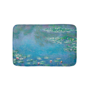 Tapis De Bain Nénuphar de Claude Monet Fine Art Painting