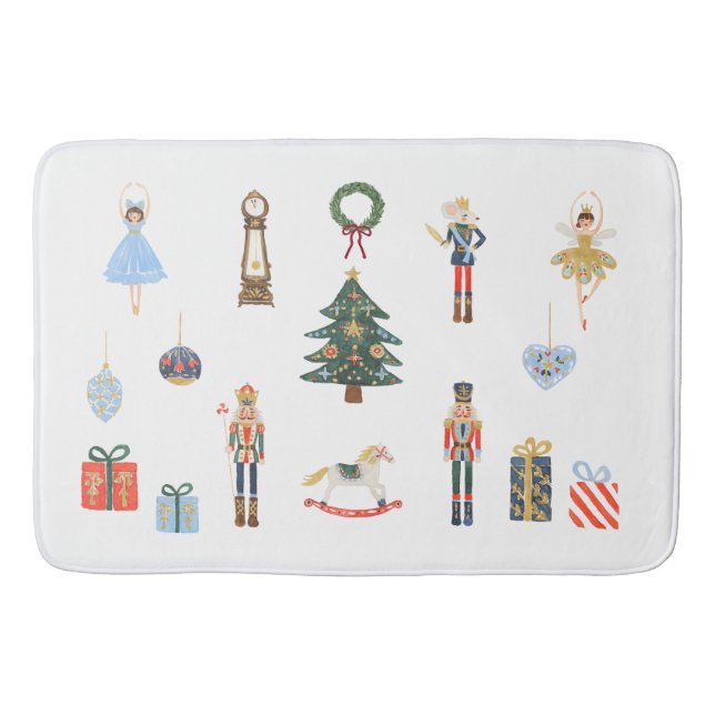 Tapis De Bain Noël de Noël de Noël de Nutcracker (Devant)