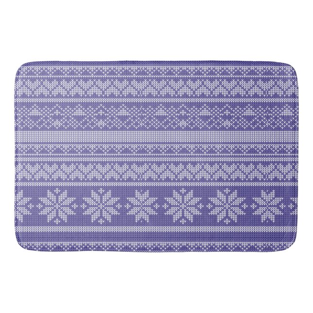 Tapis De Bain Noël Laine Knit Chandail Noël (Devant)