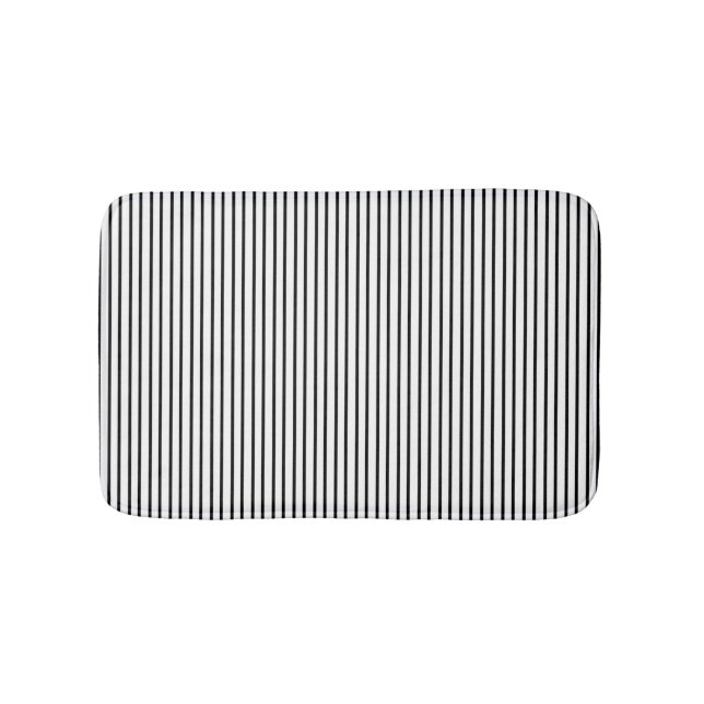 Tapis de bain noir de filet (Devant)