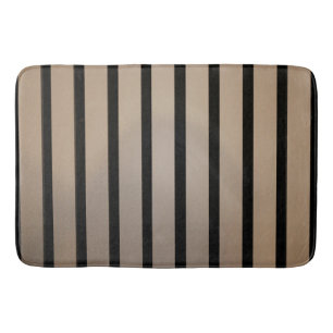Tapis de bain noir moderne