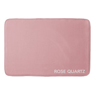 Tapis De Bain Nom de couleur rose quartz rose