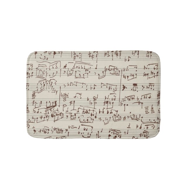 Tapis De Bain Notes de musique (Devant)