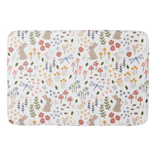 Tapis De Bain Nourriture Neutre Bébé Bois (Devant)