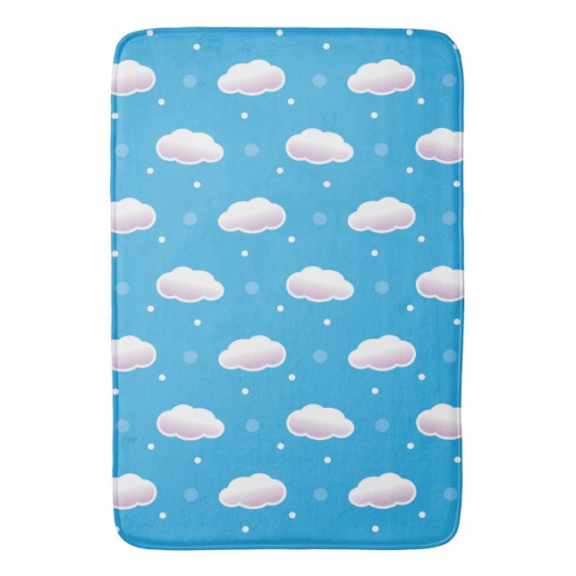 Tapis De Bain Nuages (devant Vertical)