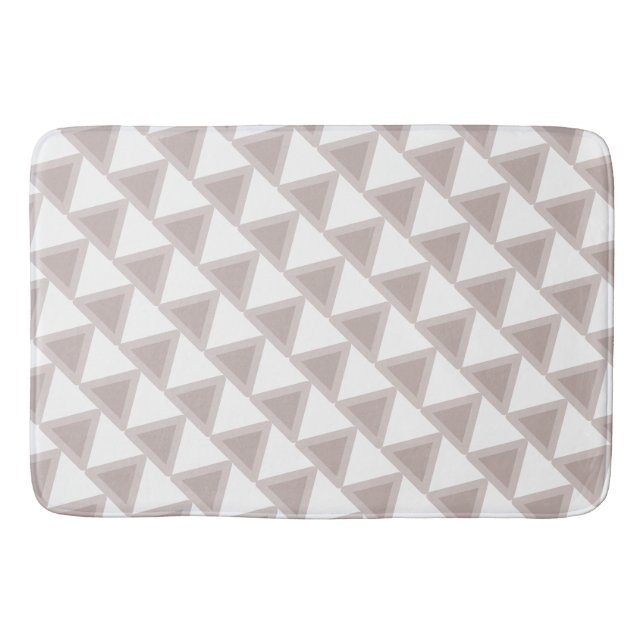 Tapis De Bain Nuances de la couche de bain blanche (Devant)