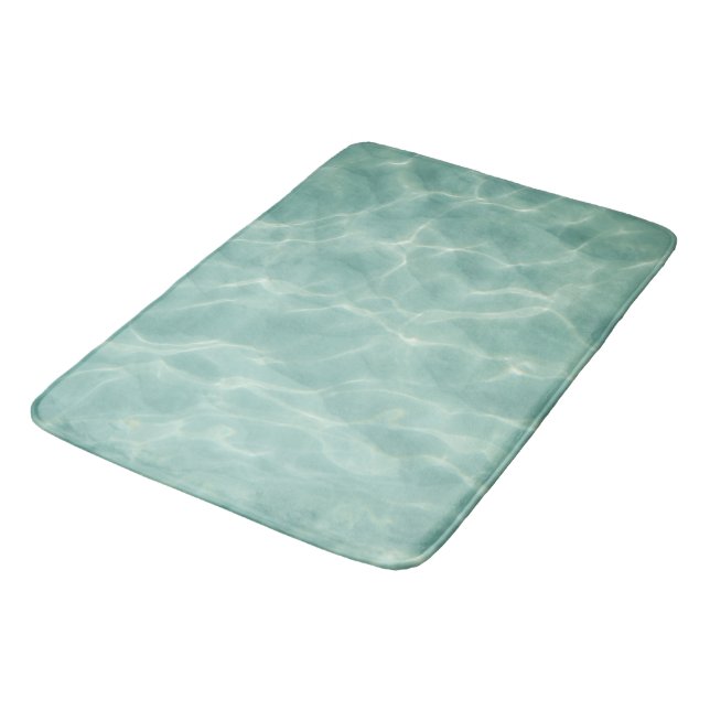 Tapis De Bain Océan Caraïbes Luminosité #3 #mer #mur #art (Angle)
