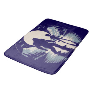 Tapis De Bain Œuvre d'art Cryptide Alien UFO Bigfoot Paranormal