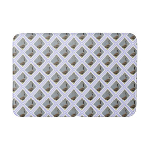 Tapis De Bain Oie En Forme De Diamant Par Mat Bain En Étang