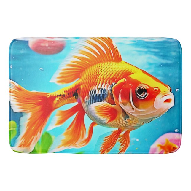 Tapis De Bain Oiseau blanc orange (Devant)
