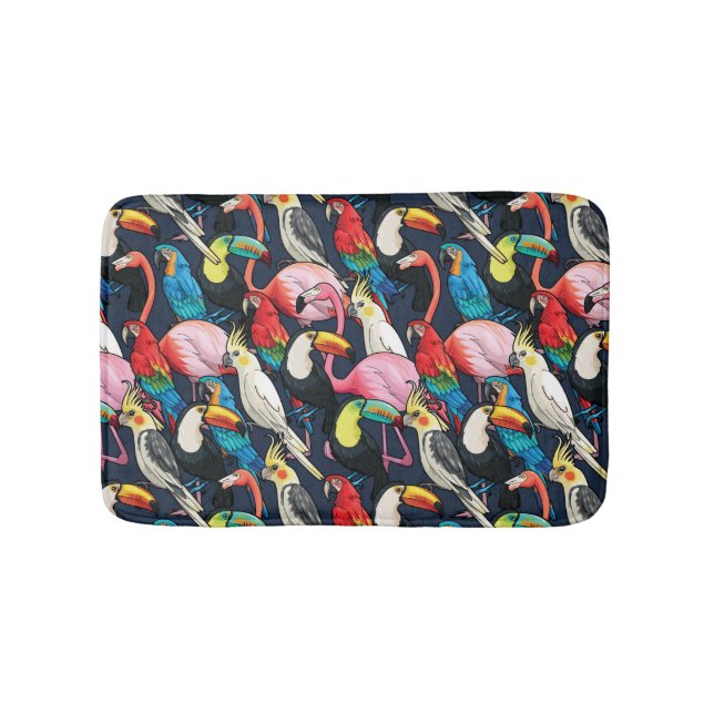 Tapis De Bain Oiseaux exotiques (Devant)