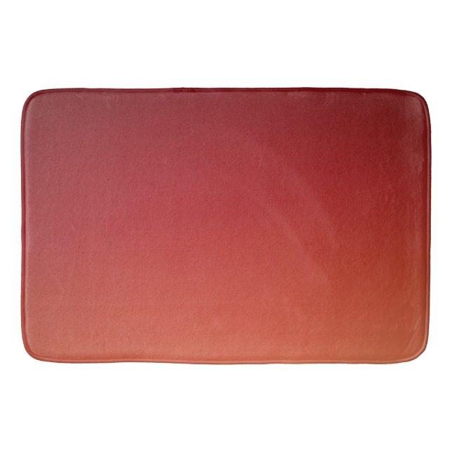 Tapis De Bain Ombre rouge Brown (Devant)