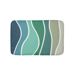 Tapis De Bain Ondes océaniques colorées