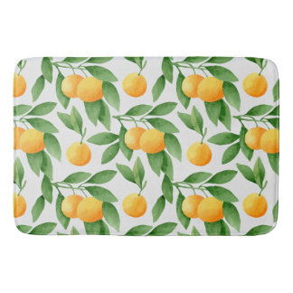 Tapis De Bain Oranges ou mandarines motif