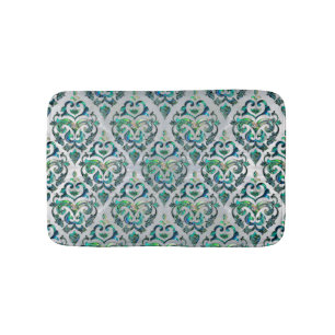 Tapis De Bain Ormeau et perle orientaux persans de motif