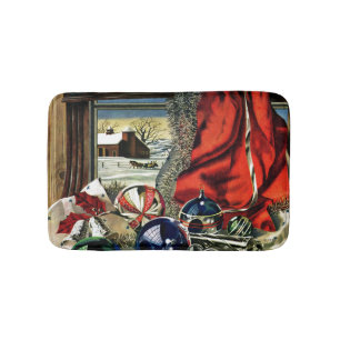 Tapis De Bain Ornements de Noël