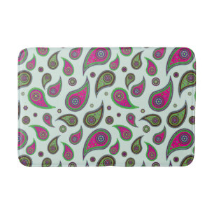 Tapis De Bain Paisley Design Bath Mat