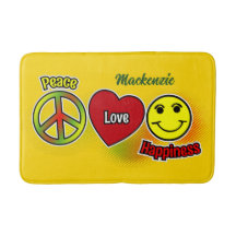Paix Amour Bonheur Jaune