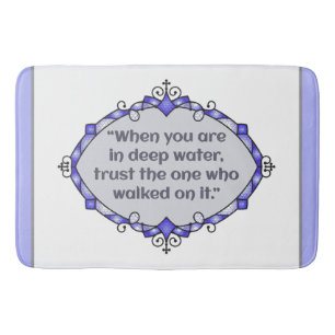 Tapis De Bain Paix dans les eaux profondes