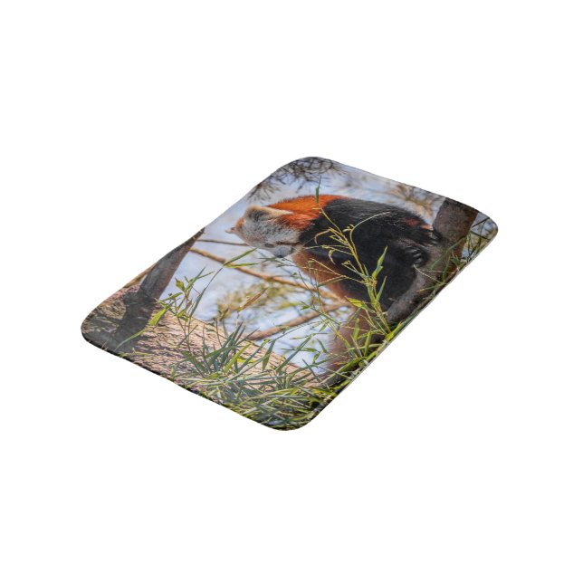 Tapis De Bain Panda rouge (Angle)