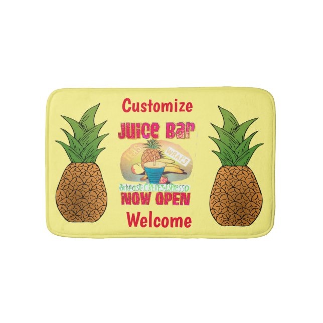 Tapis De Bain Panneau Barre de jus Thunder_Cove (Devant)