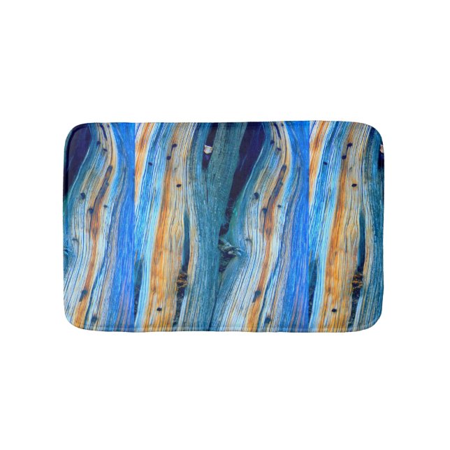 Tapis De Bain Panneaux patinés à grange bleue (Devant)