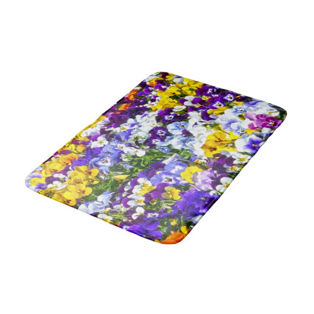 Tapis De Bain Pansies (Angle)