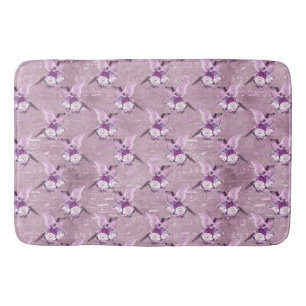 Tapis De Bain Papier Éphémère Série Lavande Design 10